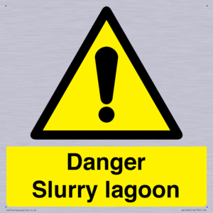 Danger Slurry lagoon